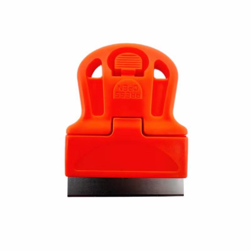 Mini Raspador de Cola de Cabeça Única para Vidro de Carro e Telas de Celular