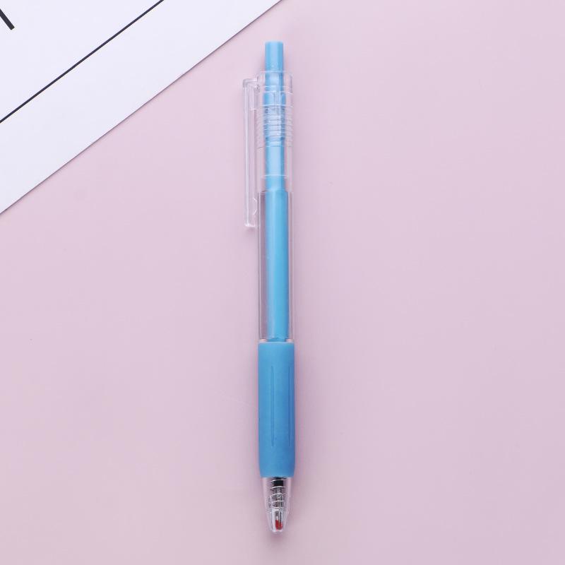 Japanese INS Style 0.5mm Black Click Pen - Large Capacity Bullet Tip for Students