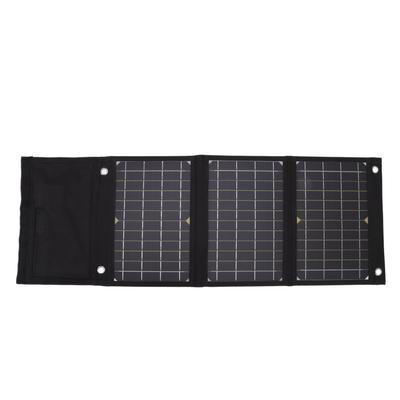 Paneles Solares Portátiles Profesionales de Mano Plegables 24W de Silicio Monocristalino para Acampar