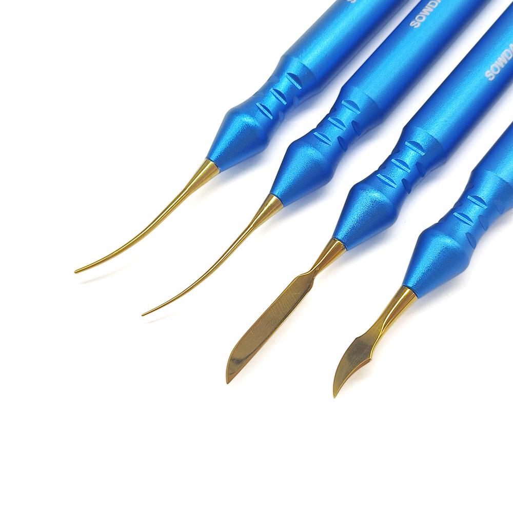 1 Piece Titanium Double Ends Dentist Sculpture Knife Wax Carving Tools Spatula Blade Dental Lab Tools