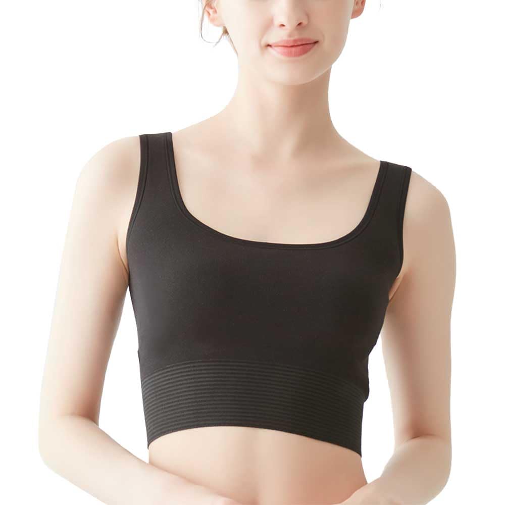 

ночной хлопок нежный к черному [Gunze] Бюстгальтер без косточек, смесь, телесный, бюстгальтер-топ, UCHI-COLLE, UC0055, женский, чёрный