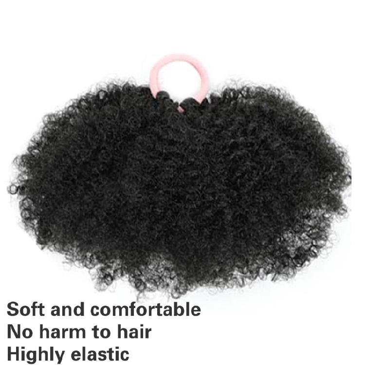 1 Pair Girls' Elastic Hair Bun Bands Enhancing Style with Voluminous Curls Elastic Hair Bands Suitable for Various Event