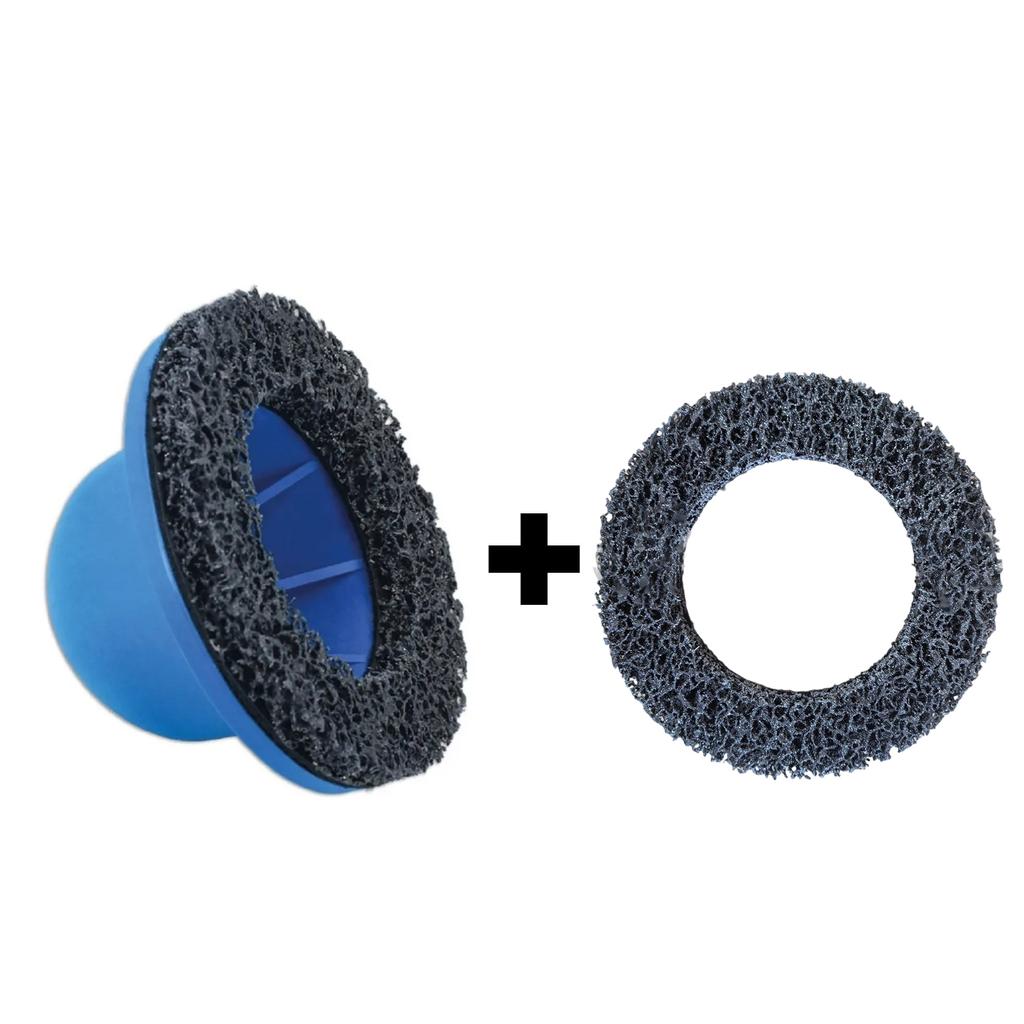 Car Wheel Hub Brush Rust Grinding Wheel Cleaning Rotor Wheel Hub Grinder Rim Surface for Cordless 1/2" Drive Air Drill