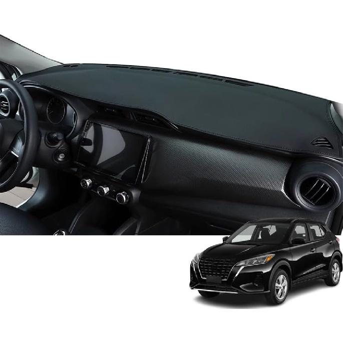 Custom Interior Accessories for Nissan Pathfinder 2022 2023 2024 2025 Leather Center Console Cover Dashboard Cover Dash Cover Mat Pad Balck(Without