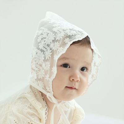 Woojuai Toddler Rosley Lace Bonnet, Korean Baby Products
