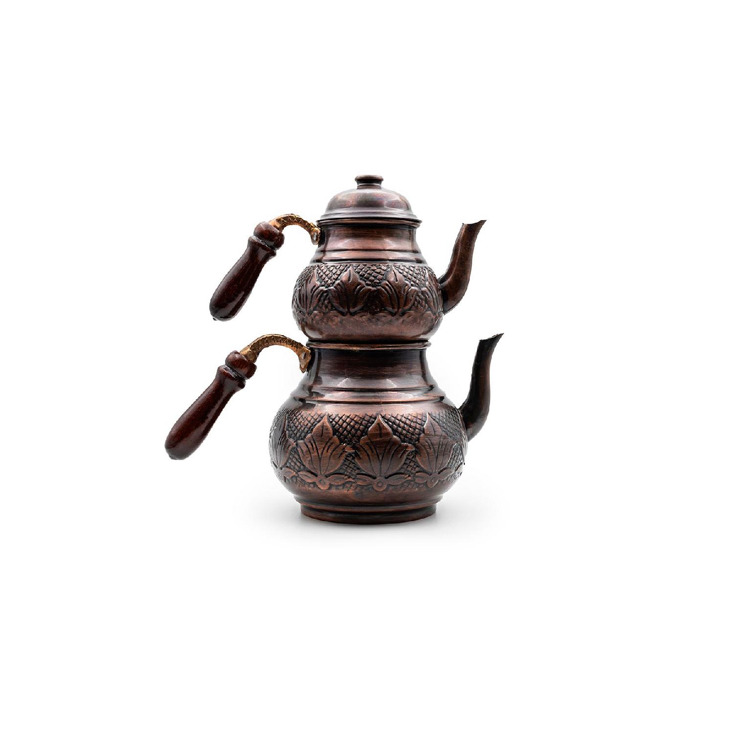 

Медный чайник с антикварным рисунком 3