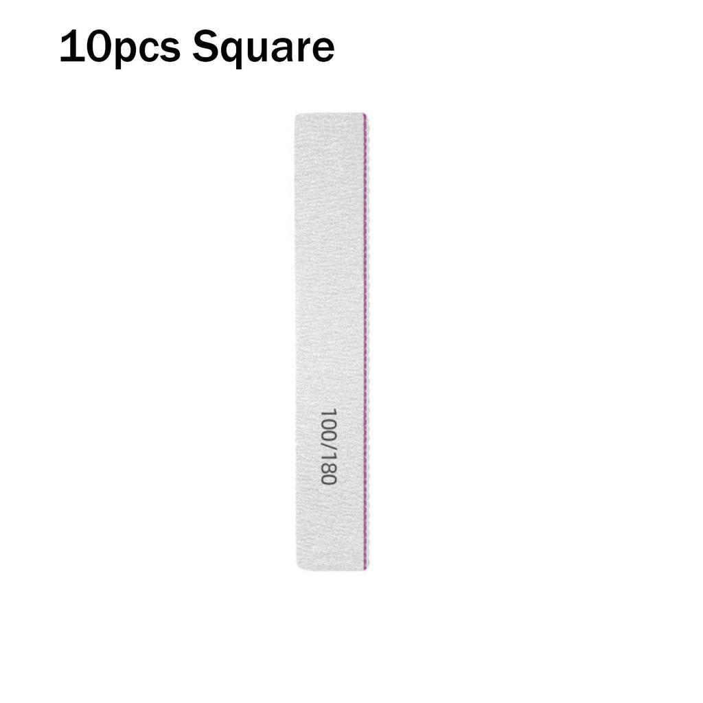 5/10pcs Each Package Professional Nail Files Reusable Double-Sided Sanding Board Nail Shaping Beauty Tools