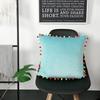 Soft Velvet Cushion Cover Decor Ball Tassel Throw Pillow Case Solid Color Luxury Home Decor Living Room Sofa Seat Pillowcase