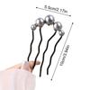 U Shaped Hairpin For Women Trendy Exquisite Pearl Hair Stick Elegant Jewelry Hair Pin Girls Trendy Daily Life Hair Accessories