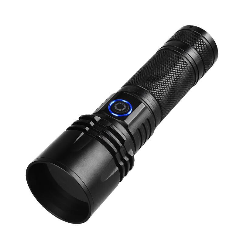 Rechargeable UV Wood's Lamp Black Mirror Flashlight