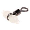 10Pcs 3 Way Luminous Fishing Rolling Swivels Connector Sea Tackle Hook Connector