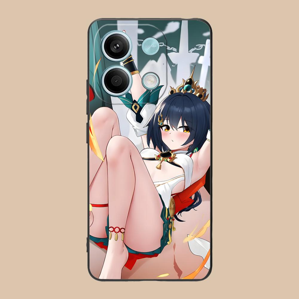 HSR Yunli Matte TPU Mobile Phone Case for POCO F8 F7 F6 F5 F4 F3 F2 Pro GT C75 C71 C65 C61 C40 Pro Ultra Colorful Cover