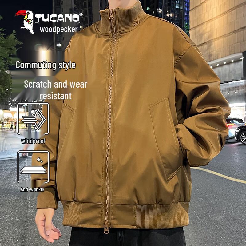 

TUCANO Men s 2025 Autumn Casual Windproof Bomber Jacket L