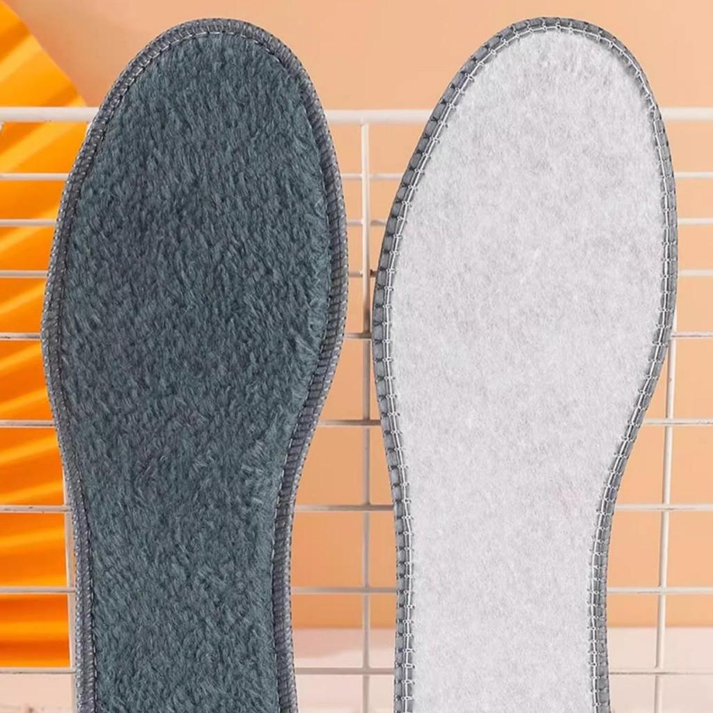 Hřejivé fleecem podšité vložky pro muže a ženy - Silné, měkké, prodyšné, deodorizační, pot pohlcující a pohodlné bavlněné vložky do bot.