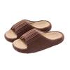 Mingsheng Japanese Light Luxury Linen Slippers Indoor Home Sweat-absorbing Breathable Couple Four-season Slippers Floor Non-slip