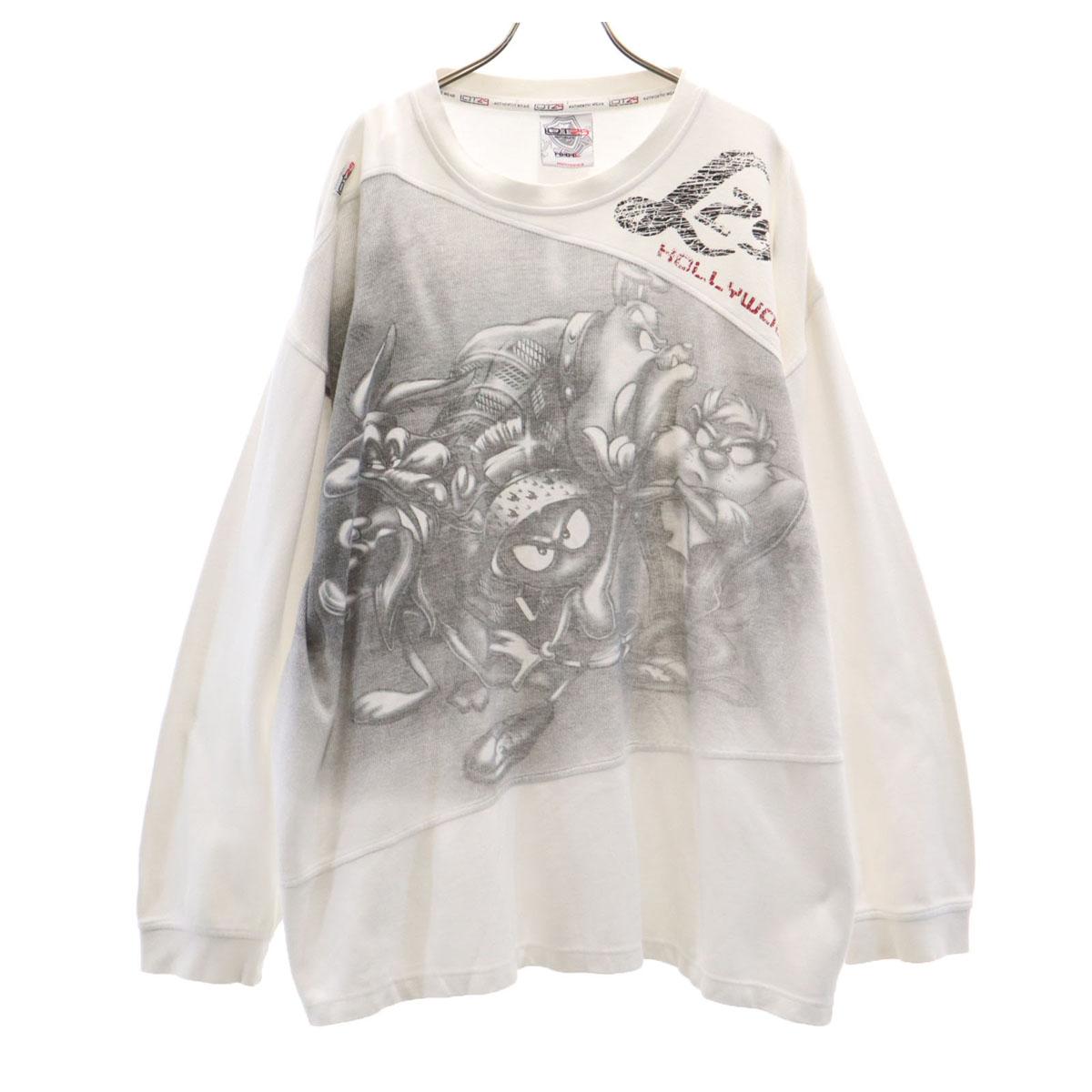 

LOT29 Looney Tunes Футболка с длинным рукавом L белая Ron T Мужская Б/У