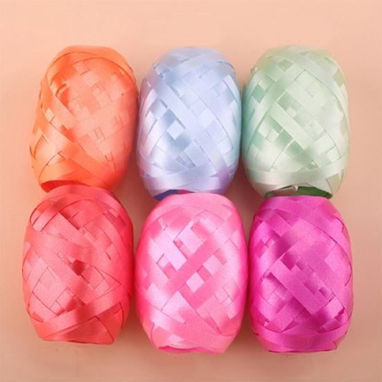 6Pcs/Lot Balloon Ribbon Mixed Color Durable 10m 6 Pack Assorted Color Gift Ribbon for  Birthday