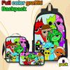 Rhythmus Box Rucksack Grundschultasche Leichte Lastenreduzierung Kinderrucksack Umhängetasche