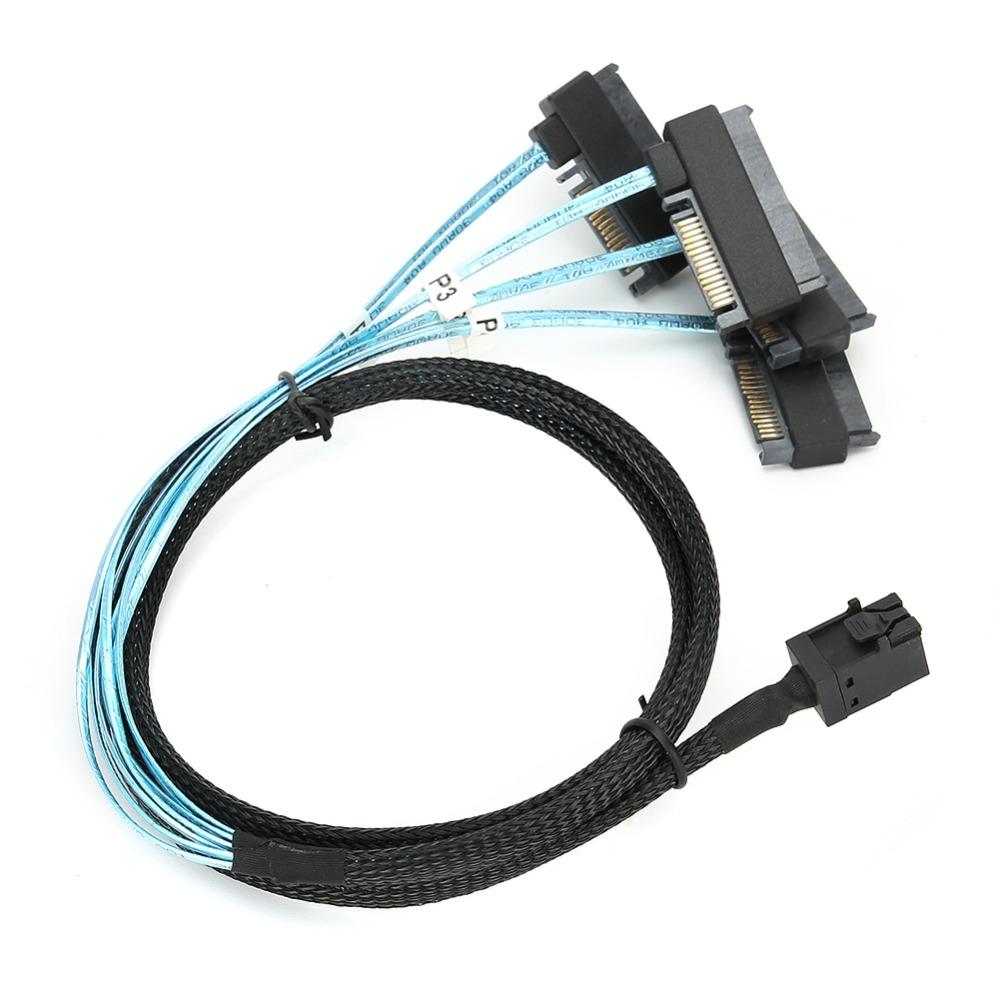 6Gbps SFF-8643 auf 29pin SFF-8482 Kabel Hohe Geschwindigkeit” Festplattenkabel Adapterkabel Interner Server