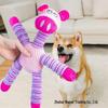Plush Bite-Resistant Dog Toy with Squeaker for Boredom Relief