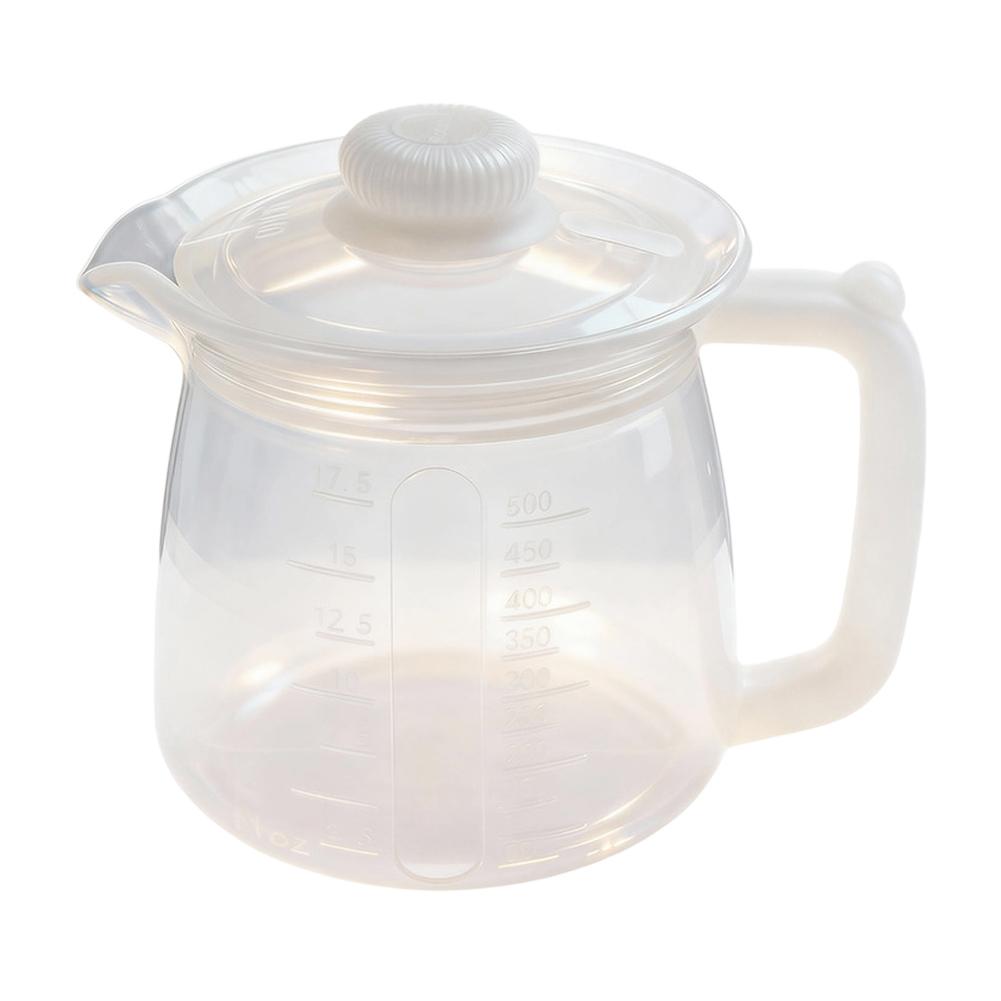 

Silicone Milk and Coffee Pot Portable Compact Design for Camping Travel Office - 15 13 10.5cm Dishwasher Friendly 500ml прозрачный
