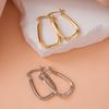 Trendy U-Shaped Hoop Earrings: Stylish, Versatile, and Fashionable Women's Exaggerated Ear Buckle Design