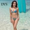 Adjustable Back Strap Bikini Set for Women Two Piece Swimsuits Triangle Top & Thong V Double-strap Halter Neck Low Rise Swimwear Self Tie Spaghetti