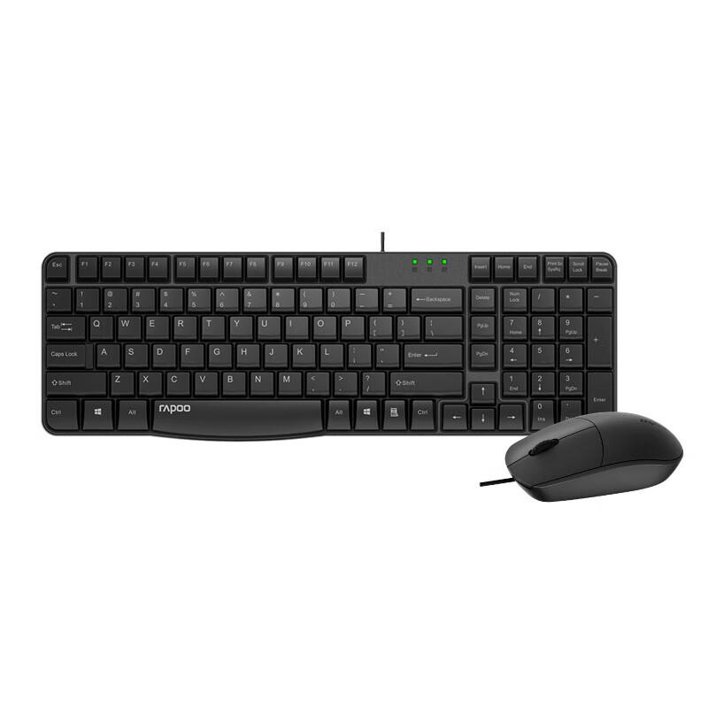 Rapoo X100S Wired Keyboard and Mouse Combo