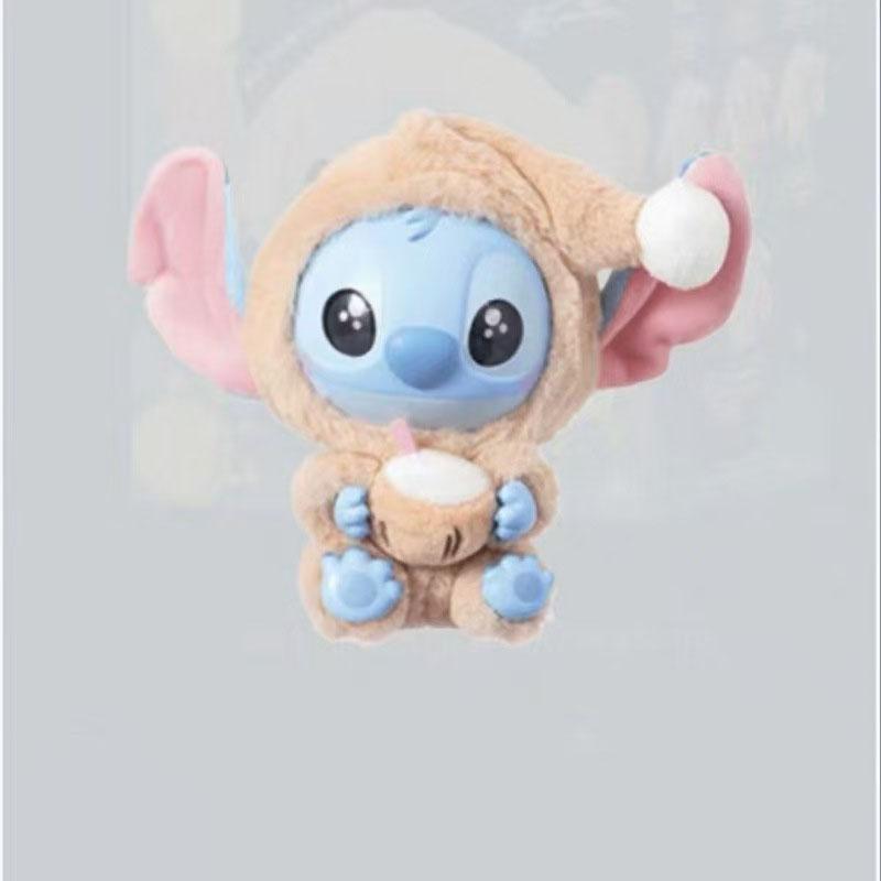 Disney 1pc Stitch Plush Toy Blind Box Enamel Doll Key Backpack Pendant Childrens Figurine Decoration