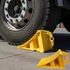 Car Trailer Wheel Chock with Handles Vehicle Truck Tire Stop Block Anti-slip Parking Wedges Car Stopper Wheel Alignment Block Tire Chucks 1