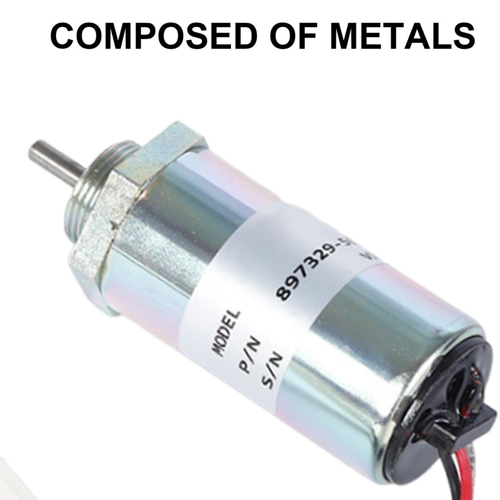 897329-5680 12V Abschaltmagnetventile 12V für Isuzu 3LD1 3LD2 4LE1 Motor und Hitachi Motor Kraftstoffabschaltmagnet