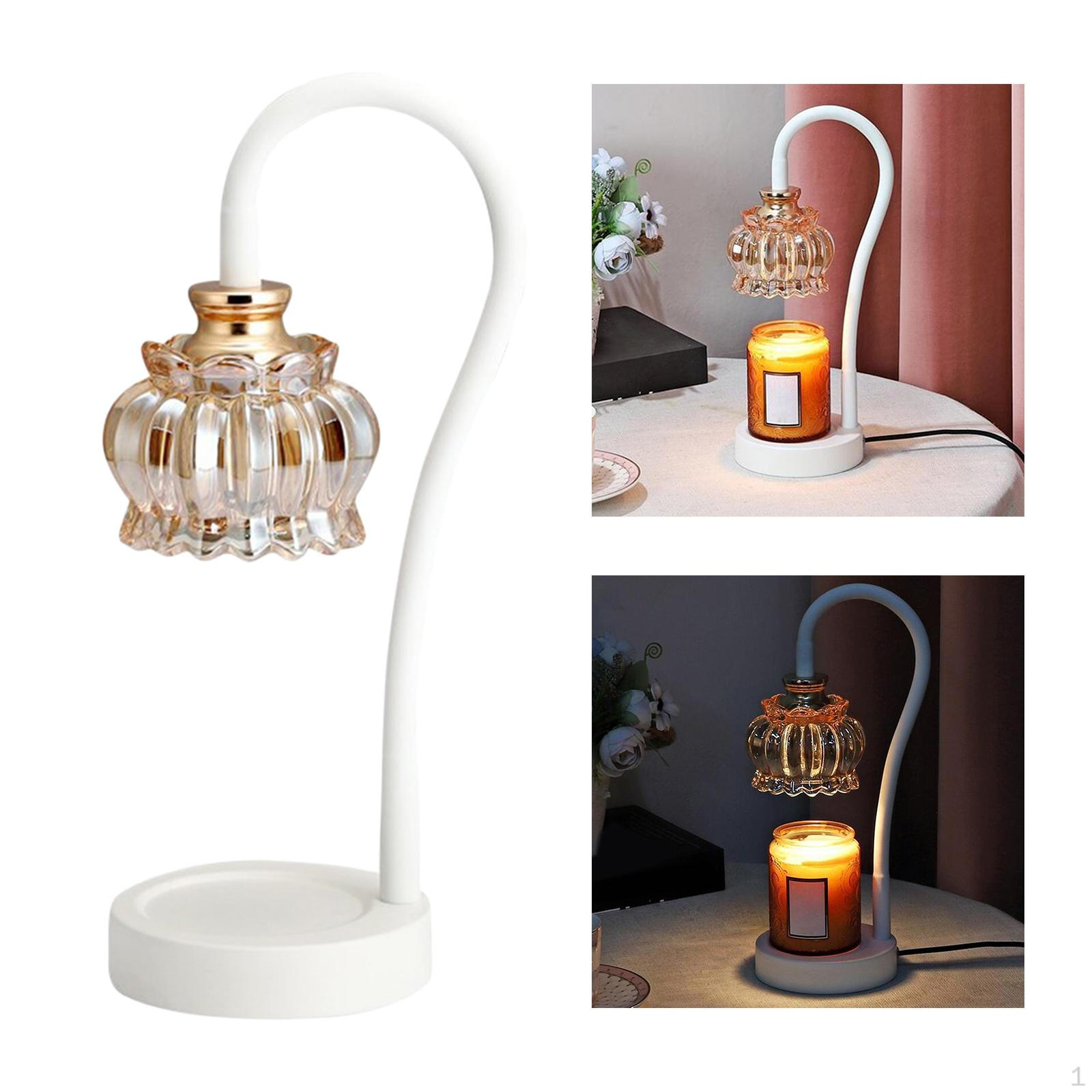 Регулируемая лампа-плавитель, Держатель для подогрева свечей, Диффузор, Электрический обогреватель, Ночник для дома белый