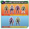 Kamen Rider Geets Revolve Change Figures: Kamen Rider Tycoon & Kamen Rider Buffer Ninja & Zombie Form Set (Ages 3 and up)