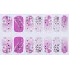 Three-dimensional waterproof no-bake gel nail polish film full sticker, spring and summer nail art film paper nail film paper