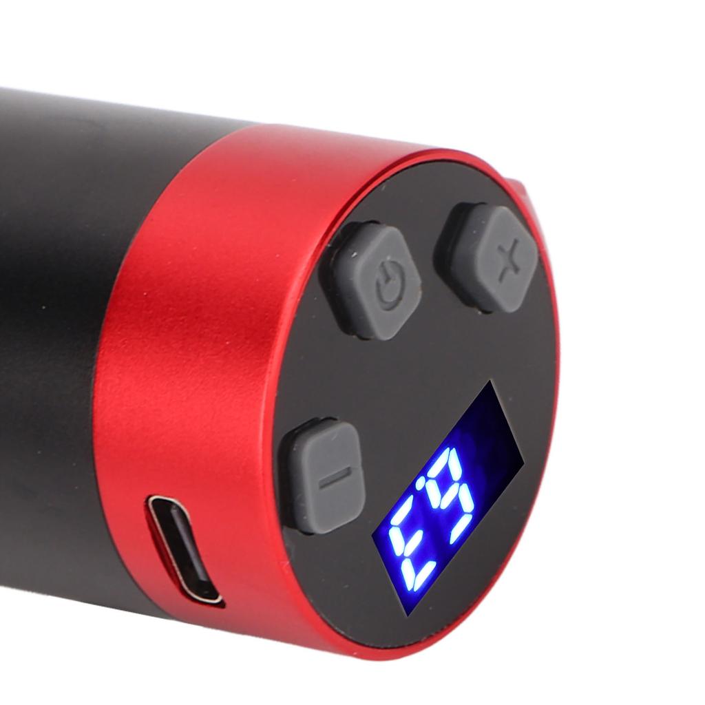 Wireless Tattoo Power Supply Interface 1500mAh LED Screen Re able Tattoo Machine Battery