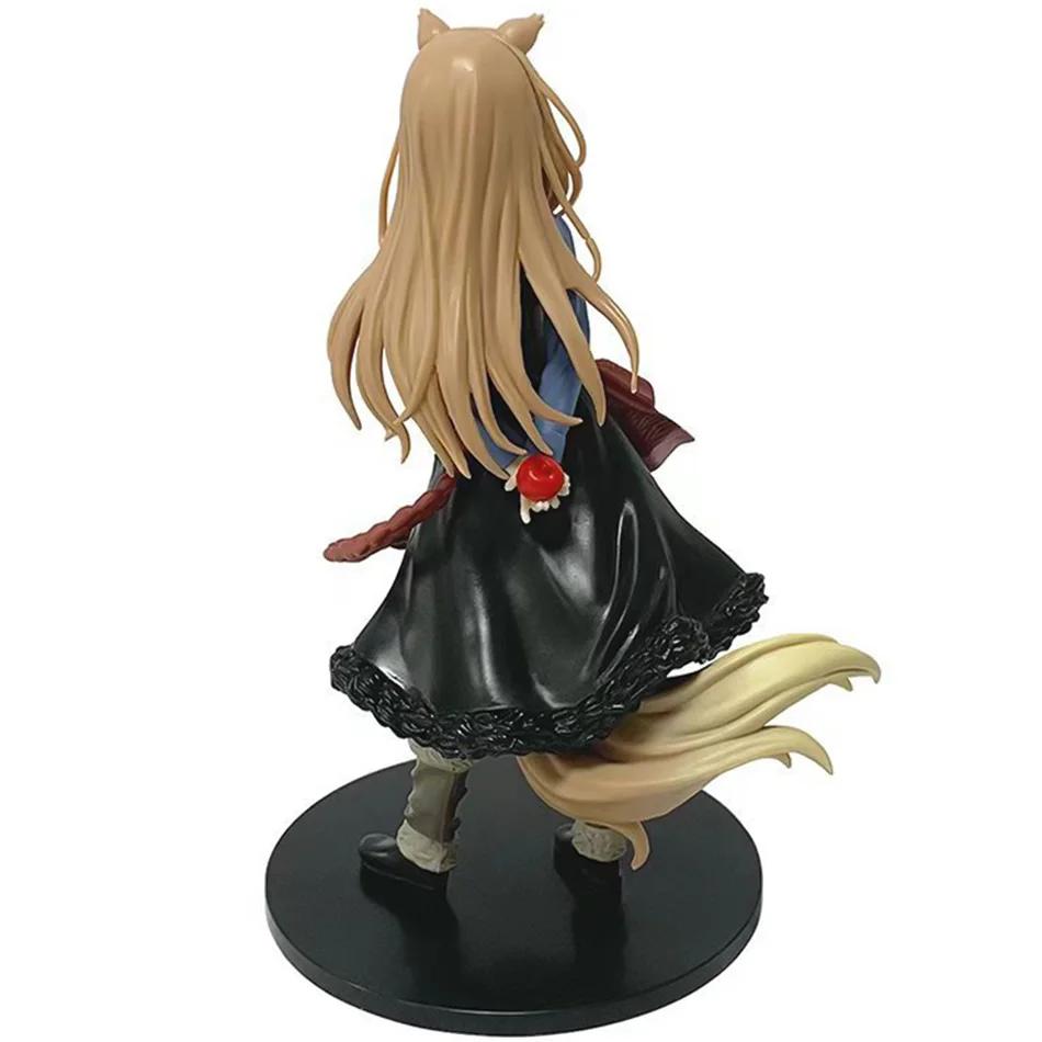 Anime Wolf and Spice Charakter Held Niedlicher Wolf Anime Schönes Mädchen Handgefertigte Dekoration Anime Peripherie PVC Modell Geburtstagsgeschenk