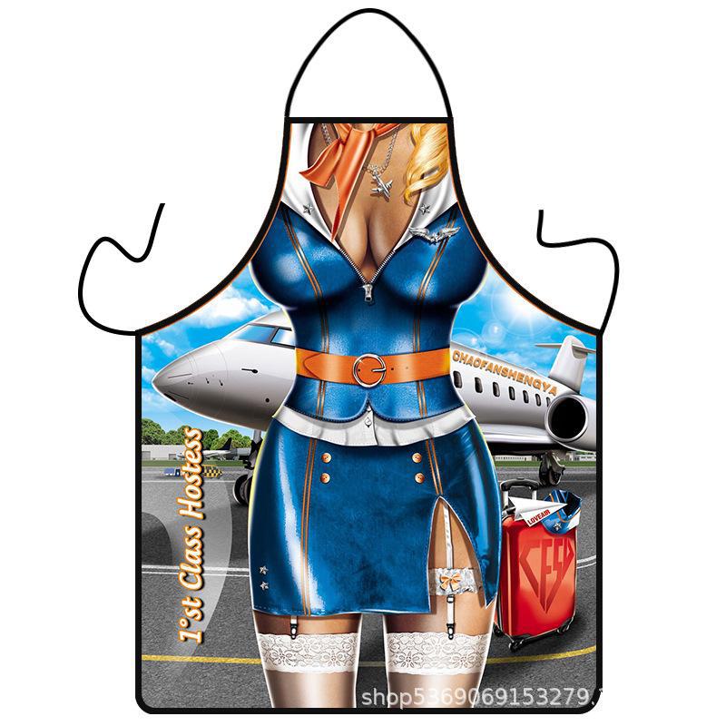 Novelty Muscle Man Apron - Creative Funny Design