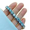 Hip Hop Round 8Mm Multicolor Zircon Bracelet Women'S, High Carbon Diamond Bracelet Hand Jewelry