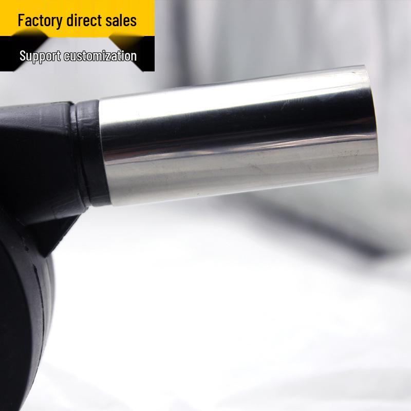 Manual Hand-Crank Barbecue Blower and Starter Tool