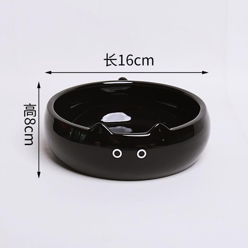 

Sean Siamese Cat Ceramic Fruit Plate Creative High-Value Cute Egg Cup Cat Couple Cup Saucer