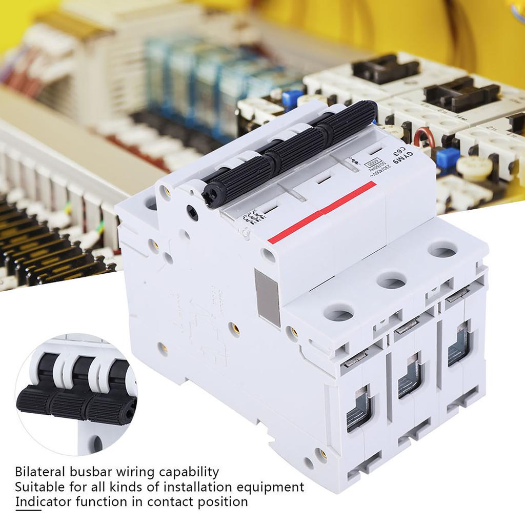 GYM9?C65 Schutzschalter 3P 230400VAC 5060Hz IP20 Elektrischer Ableitstromschutz Stromkreis