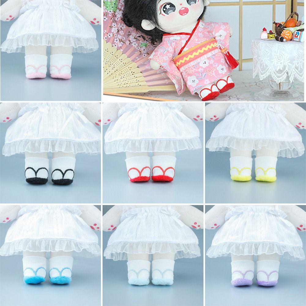 Doll Gift Toys For 1/12 Dolls Clothes Accessories 20cm Doll Shoes Fashion Boots Doll Plush Shoes