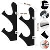 2/4Pcs Lightsaber Display Stand Wall Mount Acrylic Sword Holder Home Decorative Display Rack for Samurai Swords Light Saber