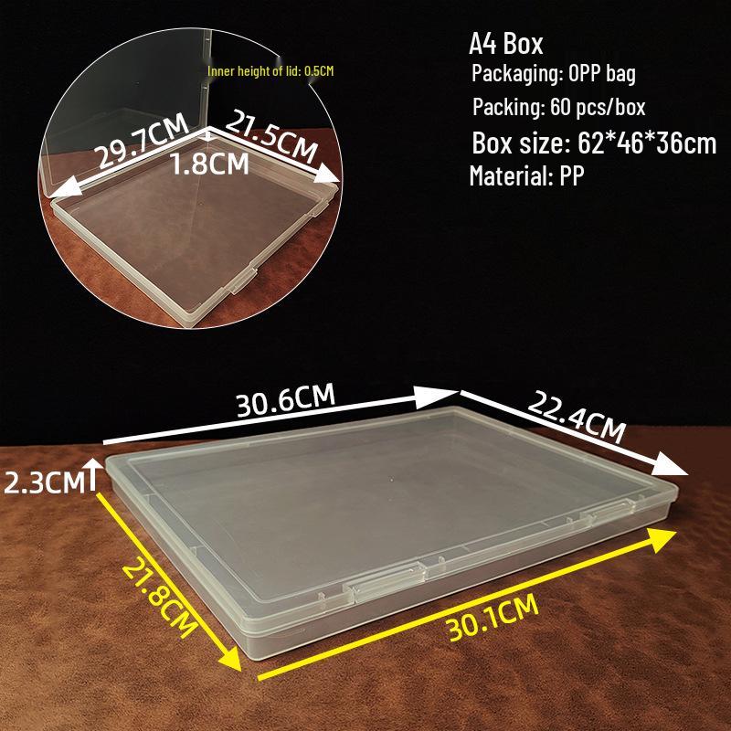 

A4 Transparent Document and Tools Storage Box