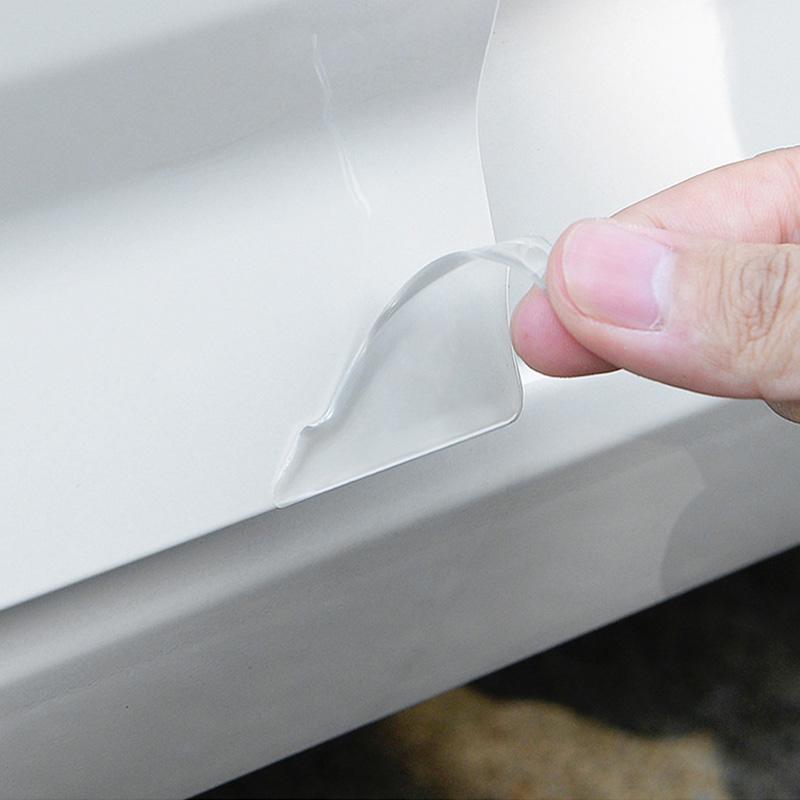 Universelle Autotür-Ecken-Antikollisionsabdeckungen Transparenter Silikonschutz Anti-Kratz-Aufkleber Türschutzabdeckung
