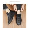 2023 New Men's Winter Snow Boots Thick Sole Non Slip Plush Warm Cotton Shoes Slip-On Flat Sole Elderly Casual Snow Shoes