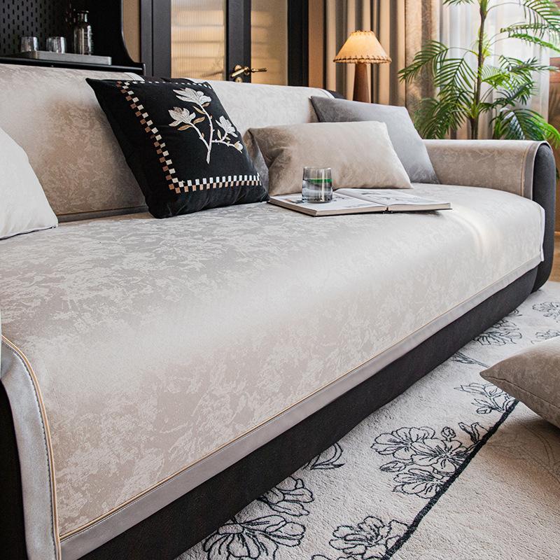 Light Luxury Sofa Cushion, High-End Sense, One-Piece Simple Modern Summer Seat Cushion, Sofa Cover Cover Cloth New Model