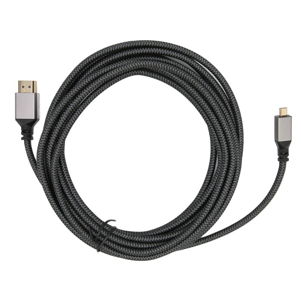 4K HD Multimedia Interface Cable Male to Male 18Gbps High Speed 4K 60Hz HD Knit   HD Multimedia Interface Adapter Cable