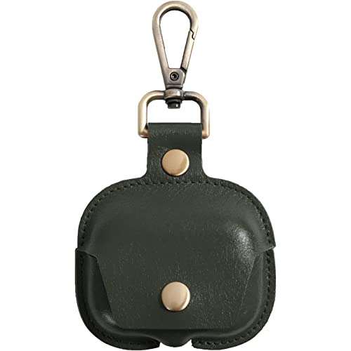 

Dom Teporna Genuine Italian Leather AirPods Pro Case, Green, for Men and Women