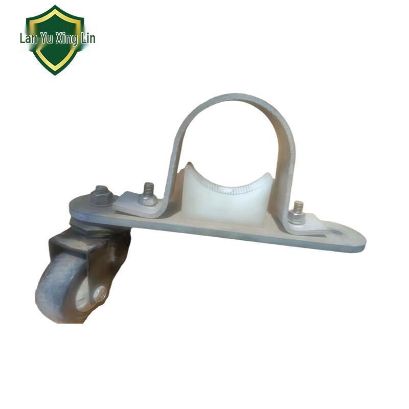 Ground Pipe Fitting Caster and Clamp Set